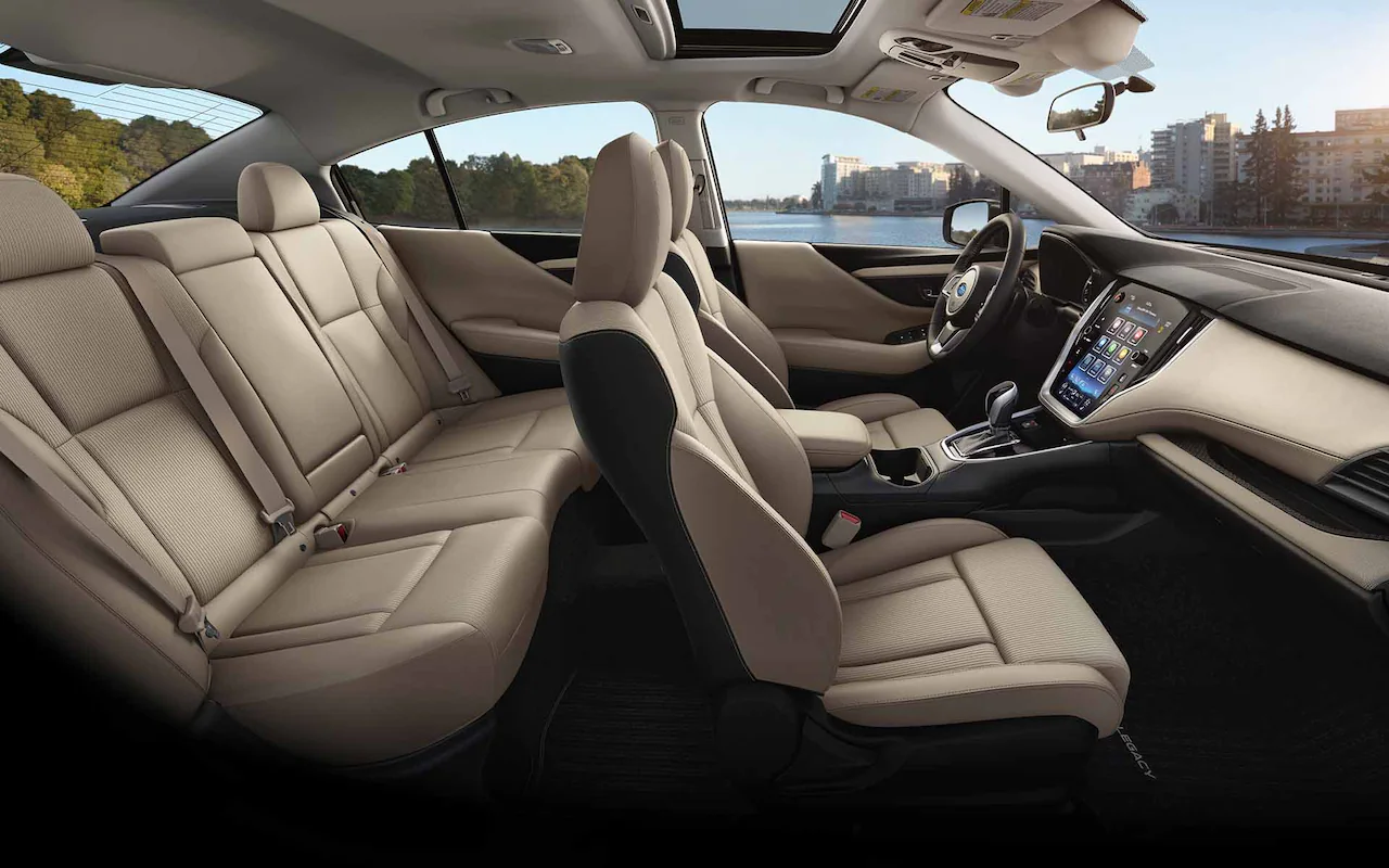 2022 Subaru Legacy Premium with Warm Ivory Cloth interior.