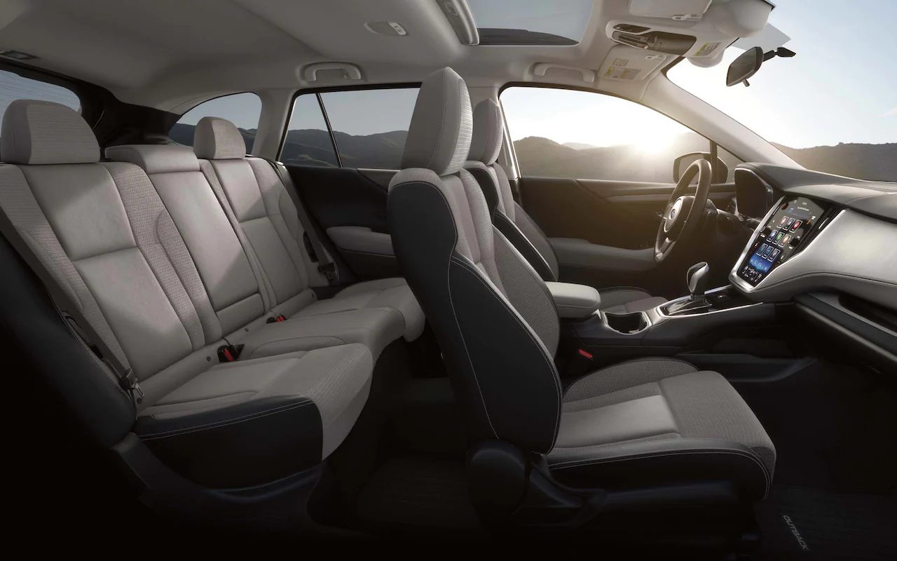 2022 Subaru Outback Premium with Titanium Gray Cloth interior.